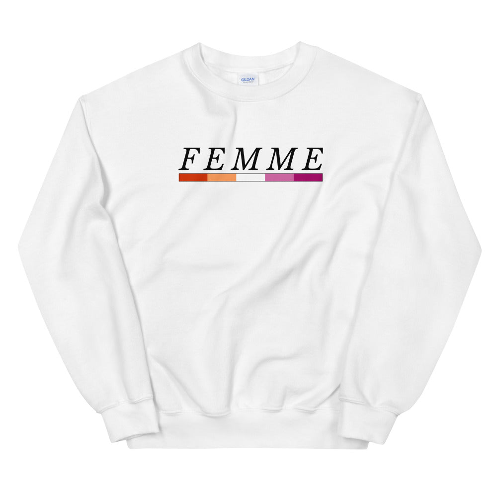 Femme Lesbian Pride Sweatshirt